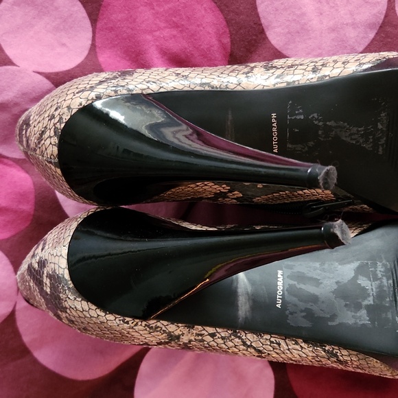 Marks and Spencer Autograph snake skin leather booties - Picture 5 of 8